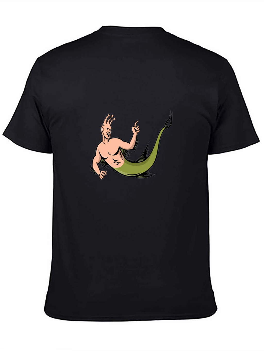 Snail Man T-Shirt - Black Cotton Tee