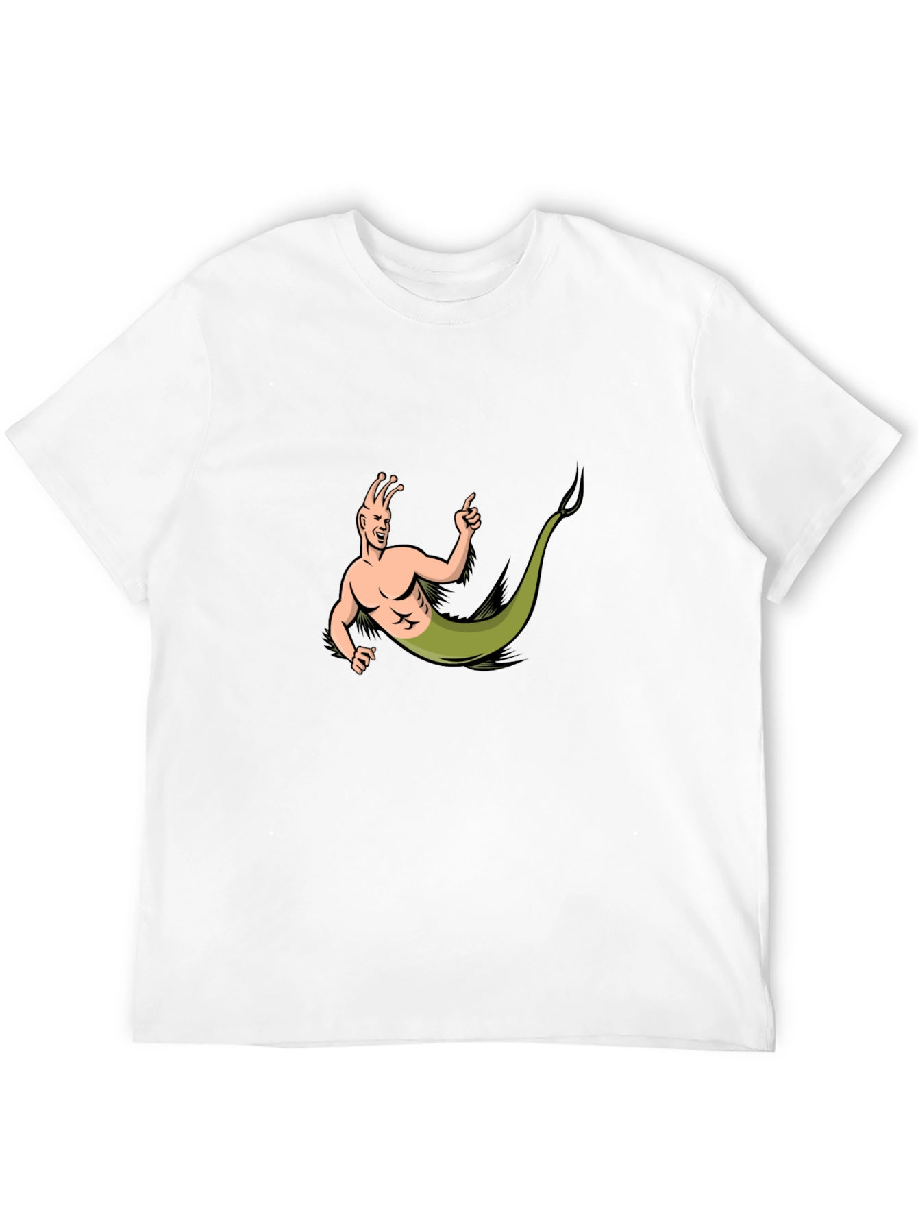 Snail Man T-Shirt - Black Cotton Tee