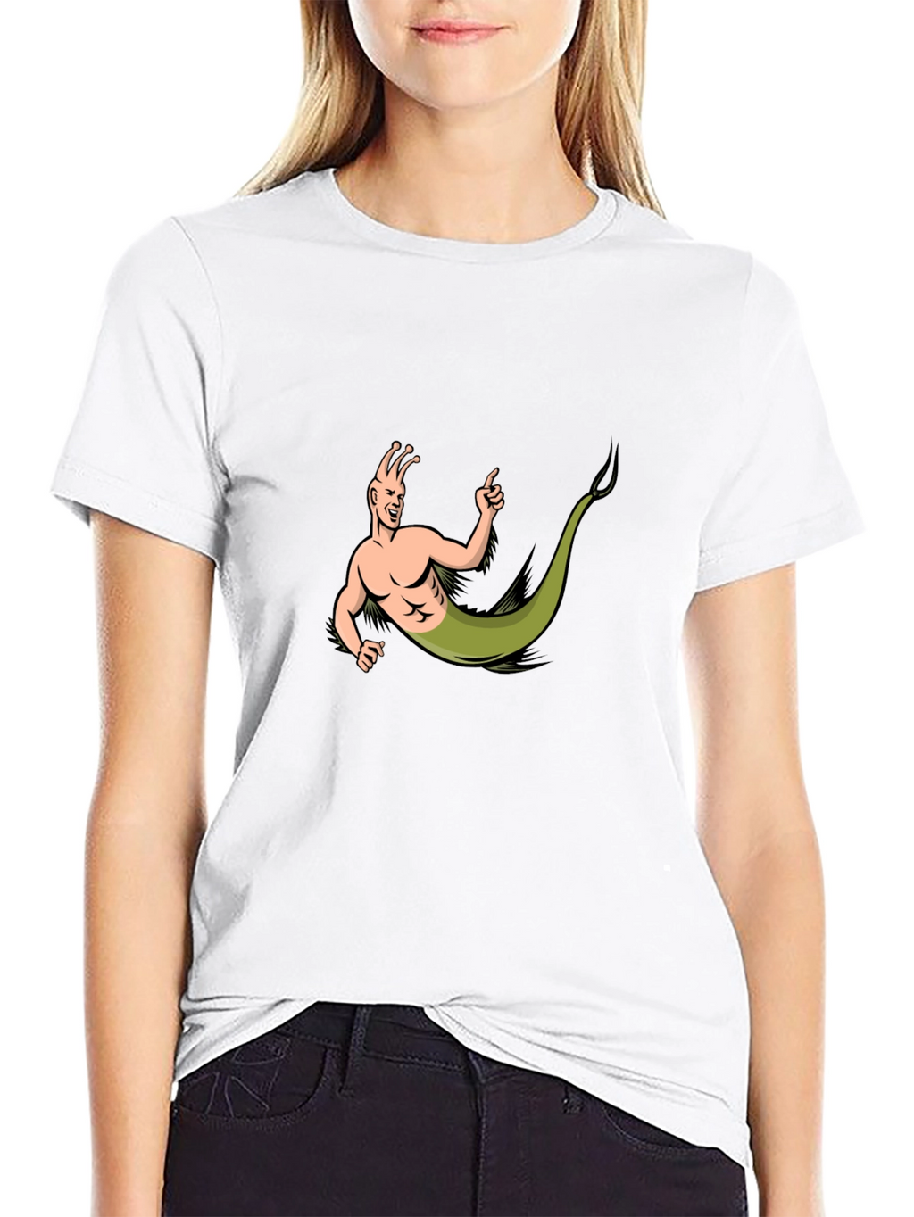 Snail Man T-Shirt - Black Cotton Tee