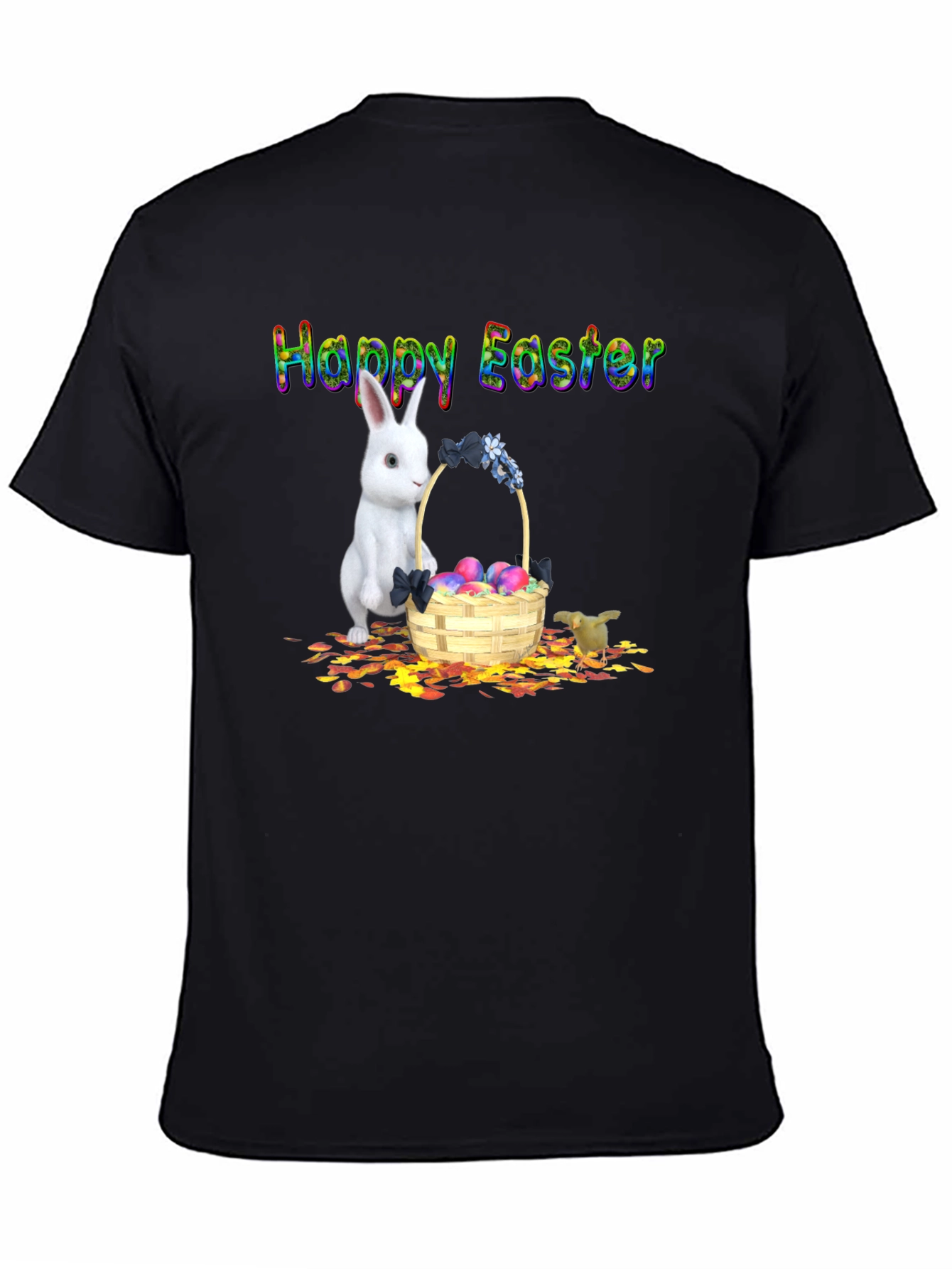 Happy Easter Bunny Basket T-Shirt
