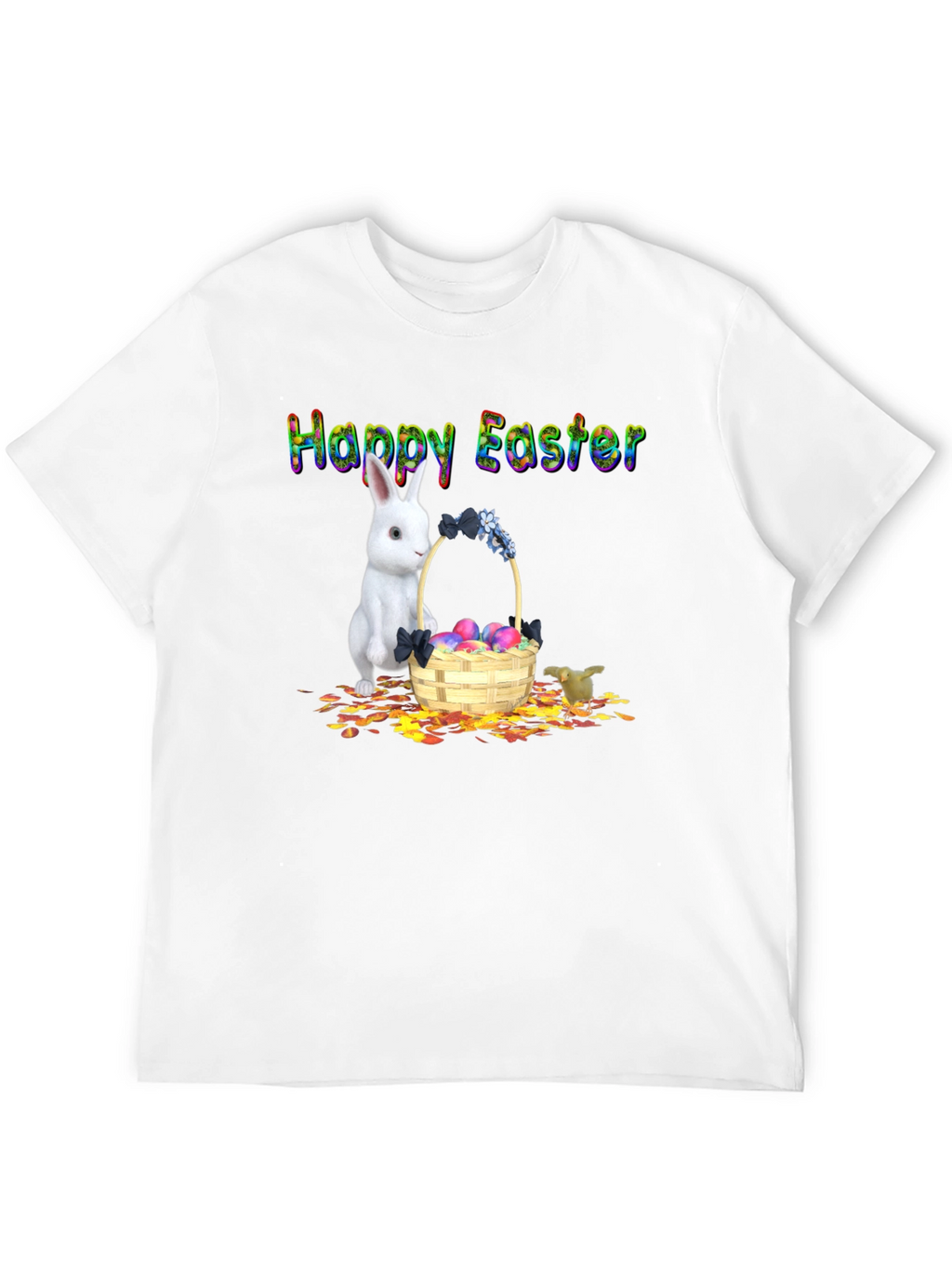 Happy Easter Bunny Basket T-Shirt