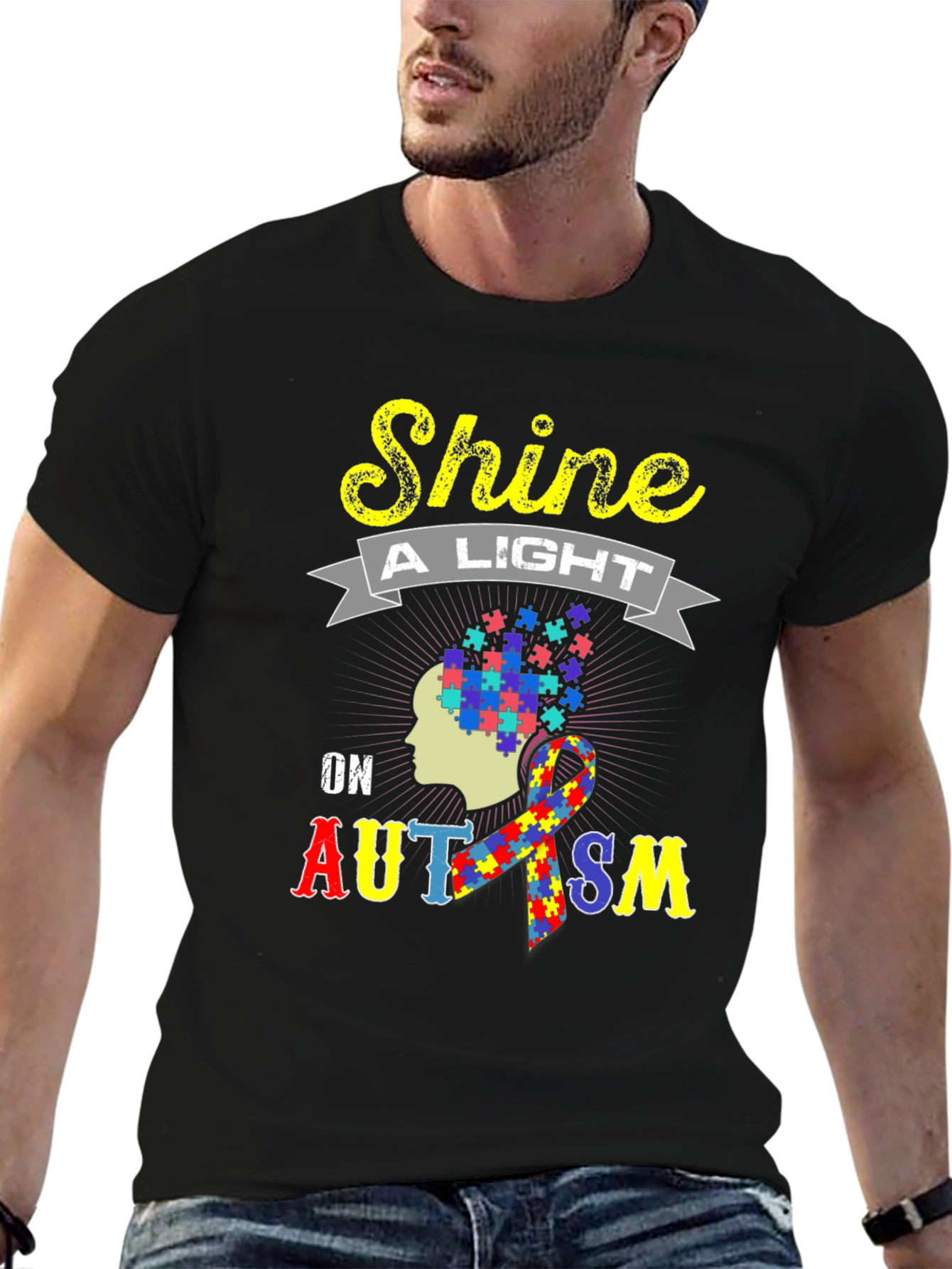 Autism Awareness T-Shirt - Shine a Light