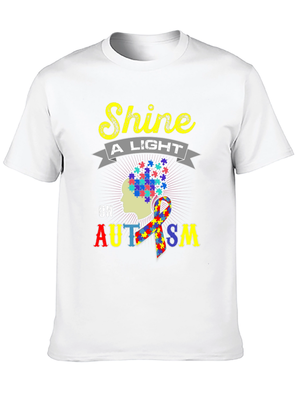 Autism Awareness T-Shirt - Shine a Light