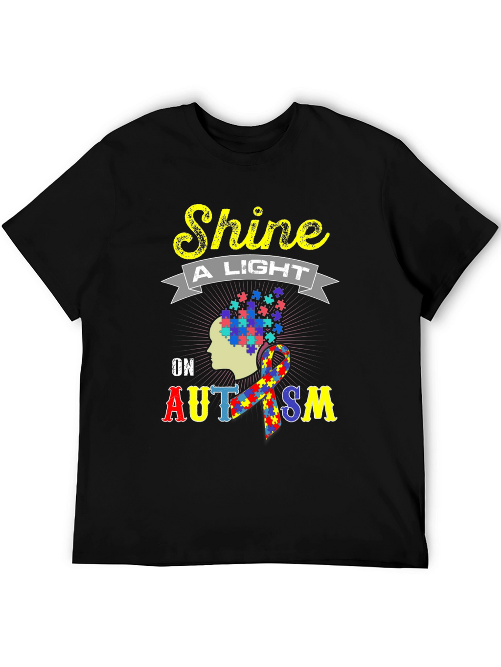 Autism Awareness T-Shirt - Shine a Light