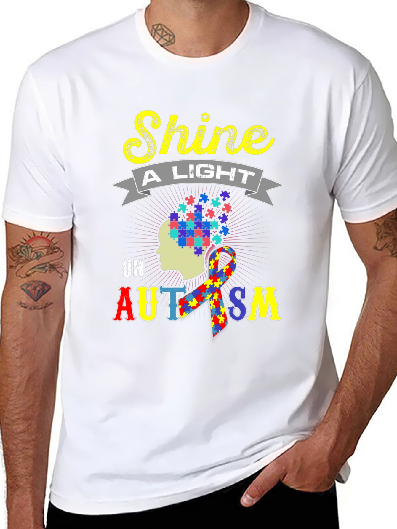 Autism Awareness T-Shirt - Shine a Light