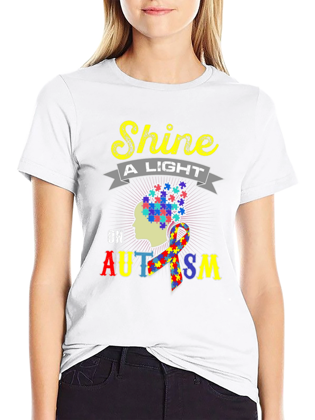 Autism Awareness T-Shirt - Shine a Light