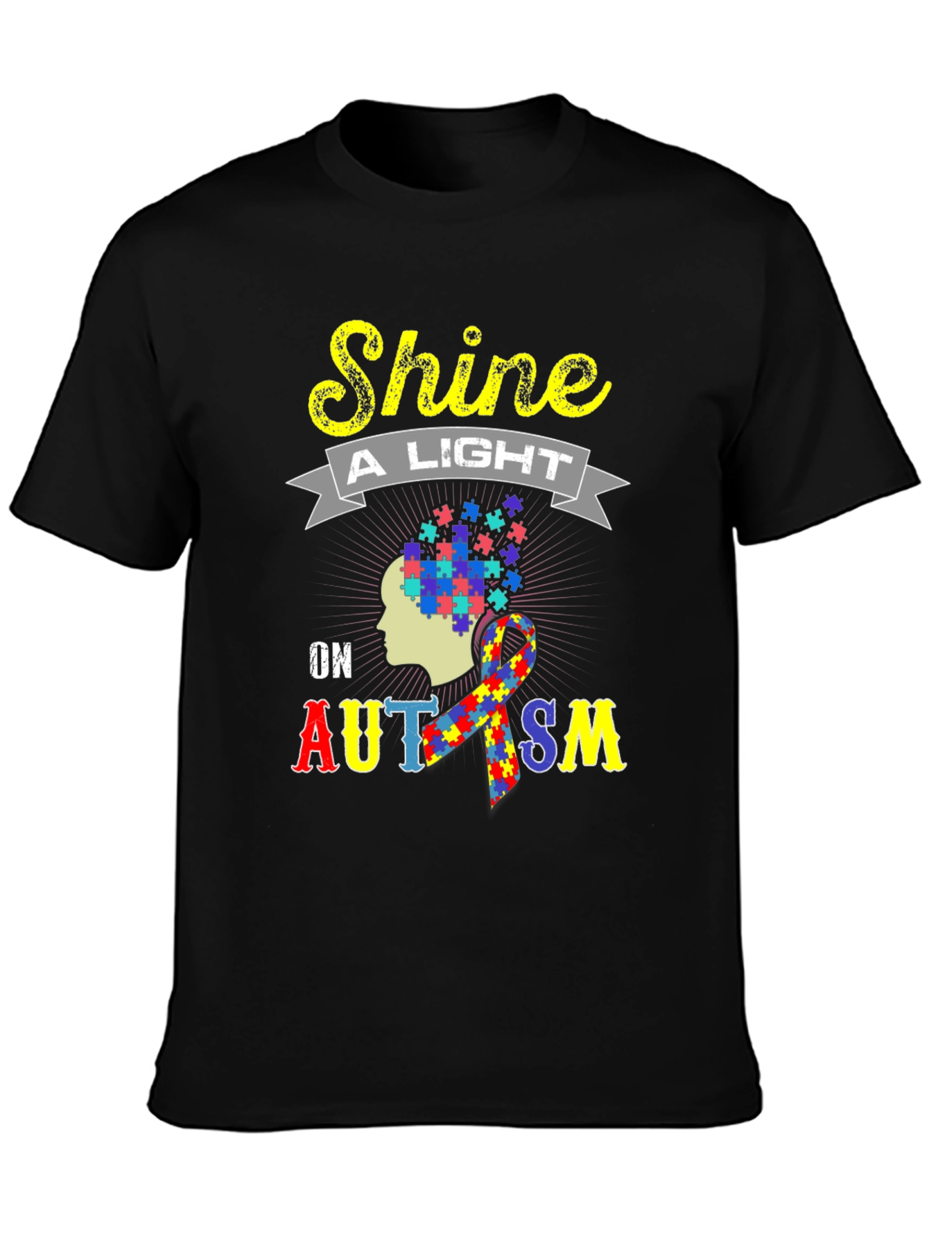 Autism Awareness T-Shirt - Shine a Light