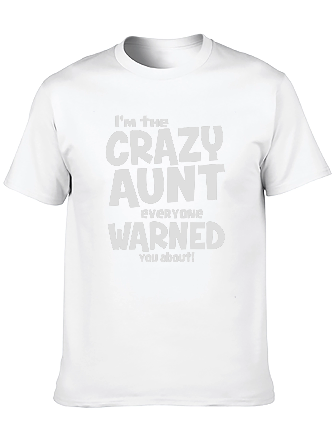 Crazy Aunt Graphic T-Shirt - Fun Aunt Tee