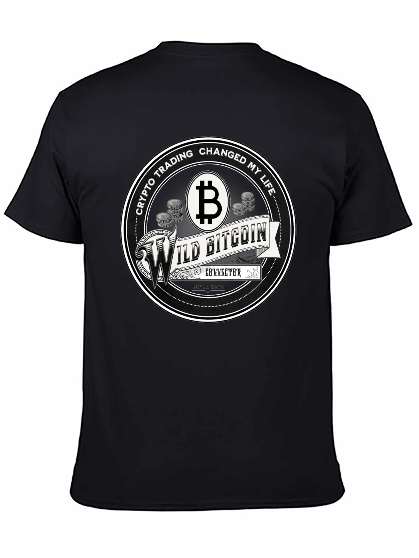 Wild Bitcoin Collector Graphic Tee - Crypto Trading T-Shirt
