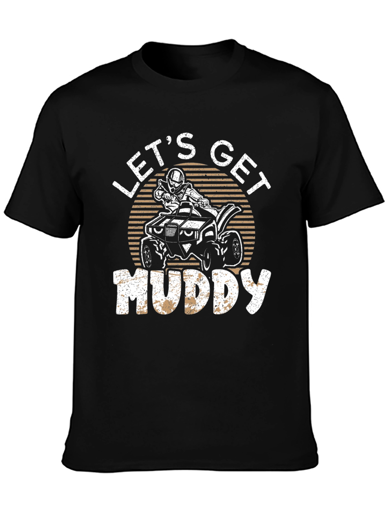 Lets Get Muddy ATV T-Shirt - Black