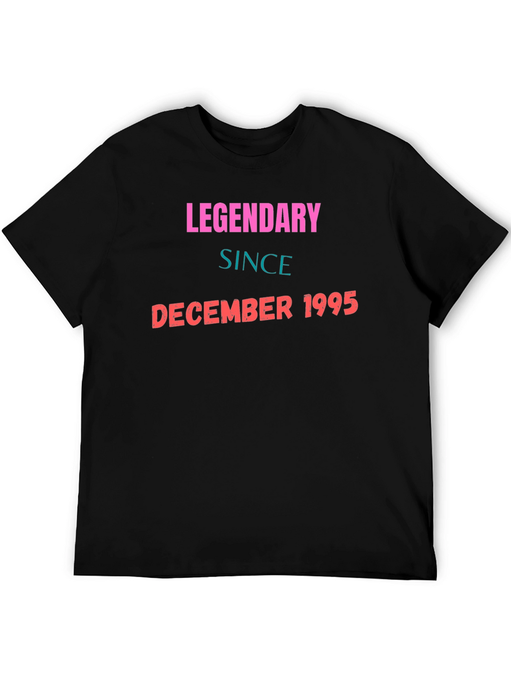 Legendary Since December 1995 Black T-Shirt