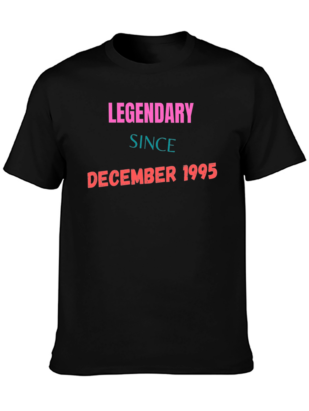Legendary Since December 1995 Black T-Shirt
