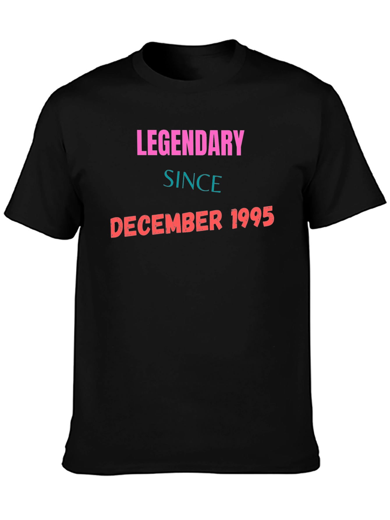 Legendary Since December 1995 Black T-Shirt