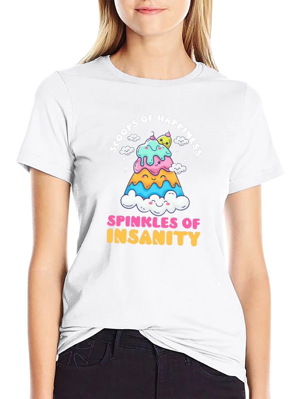Scoops of Happiness Funny T-Shirt