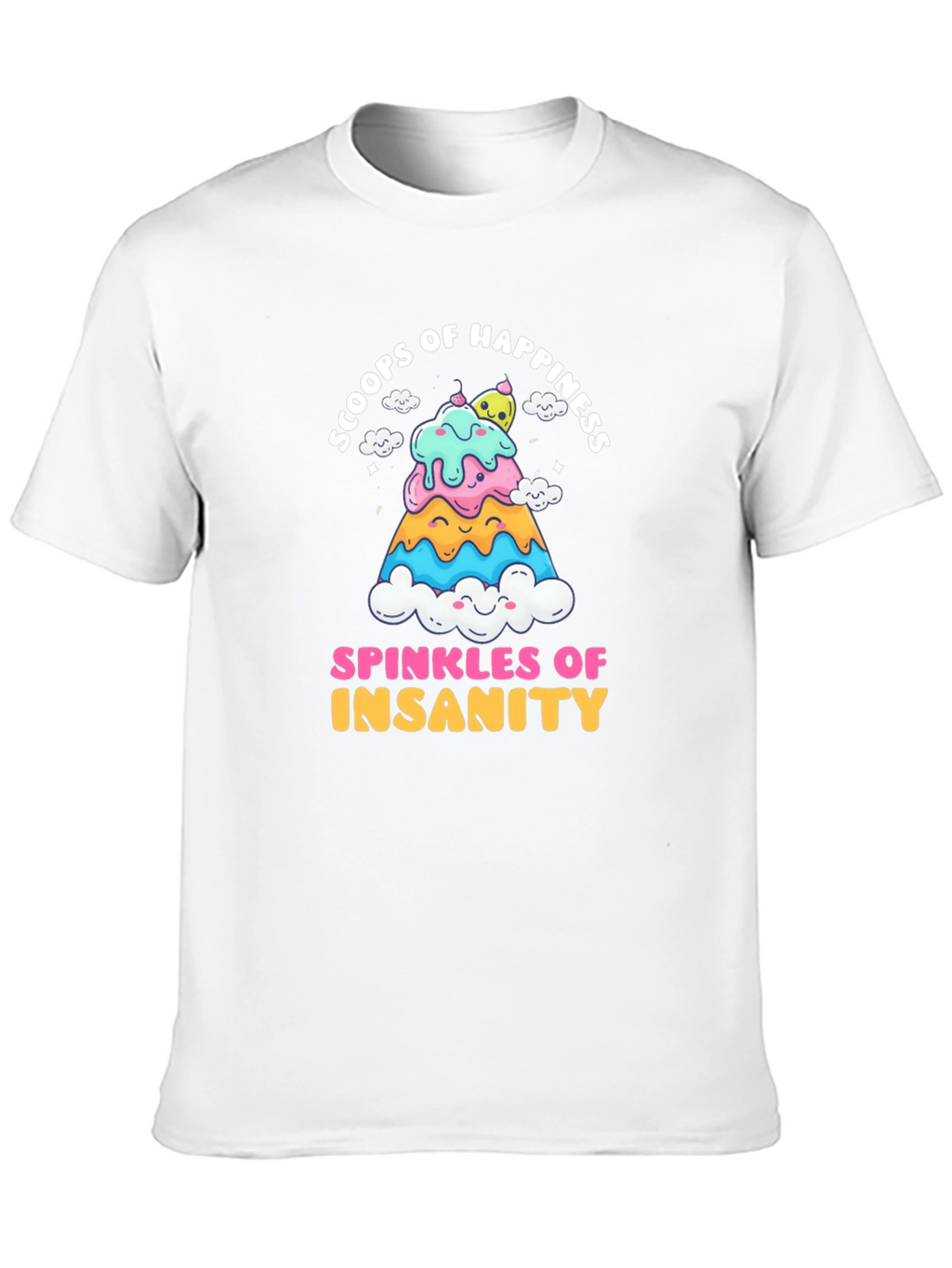 Scoops of Happiness Funny T-Shirt