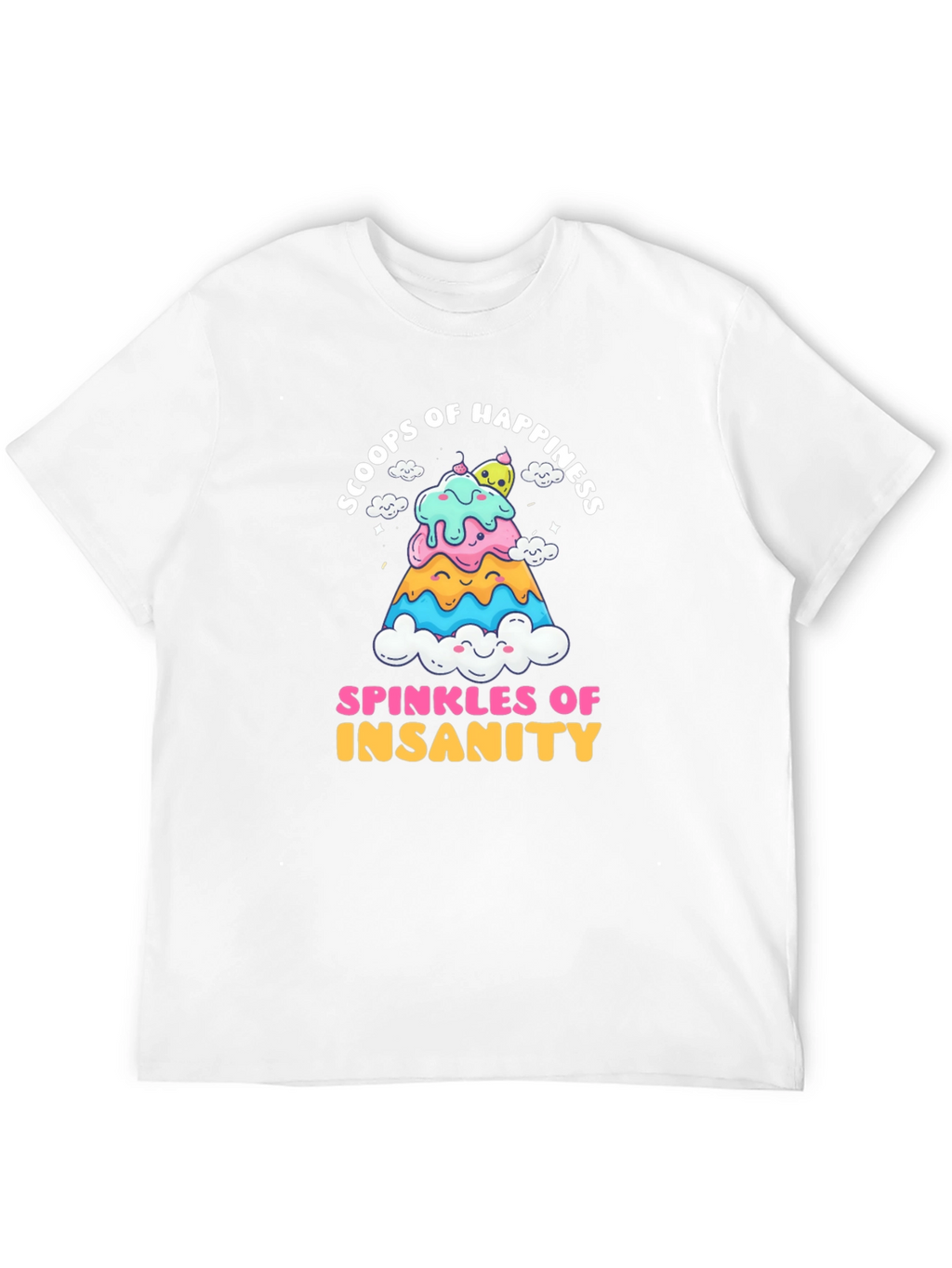 Scoops of Happiness Funny T-Shirt