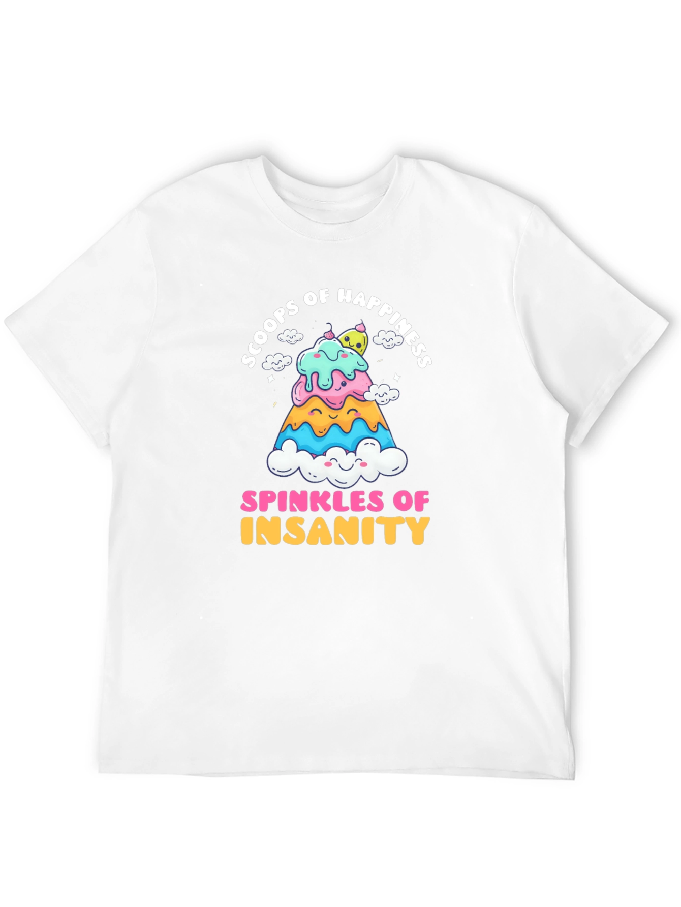Scoops of Happiness Funny T-Shirt