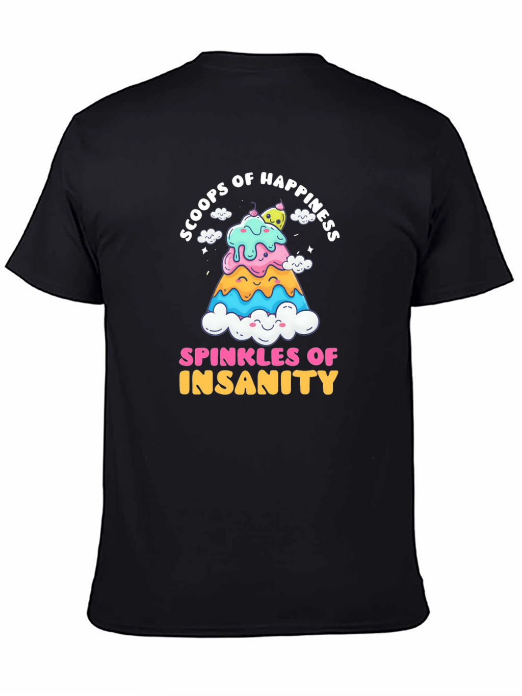 Scoops of Happiness Funny T-Shirt
