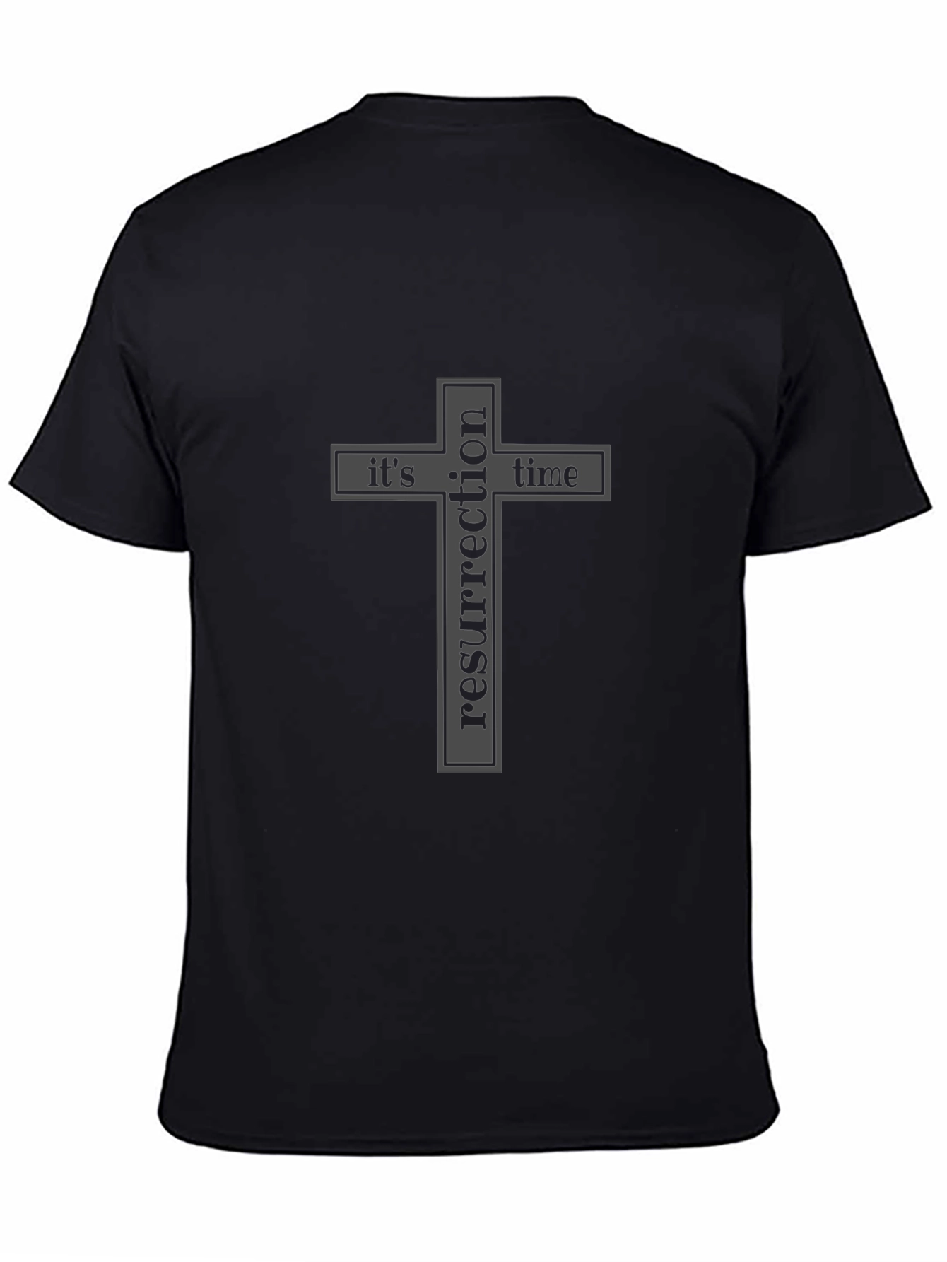 Resurrection Time Cross Graphic T-Shirt