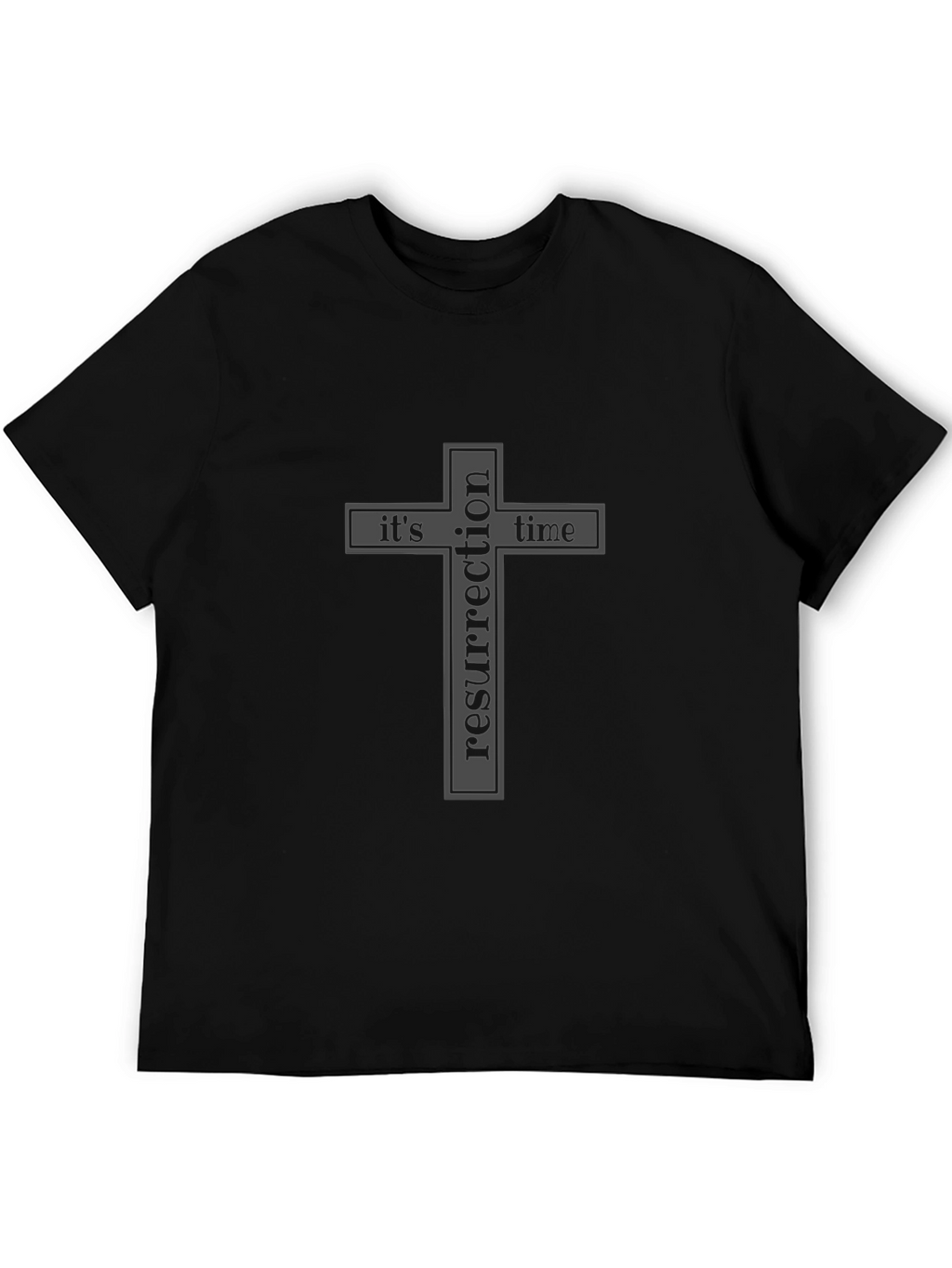 Resurrection Time Cross Graphic T-Shirt