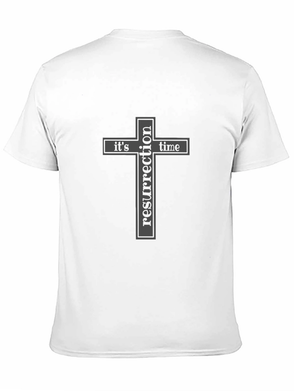 Resurrection Time Cross Graphic T-Shirt