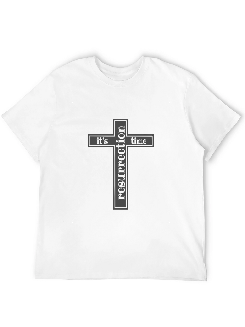 Resurrection Time Cross Graphic T-Shirt