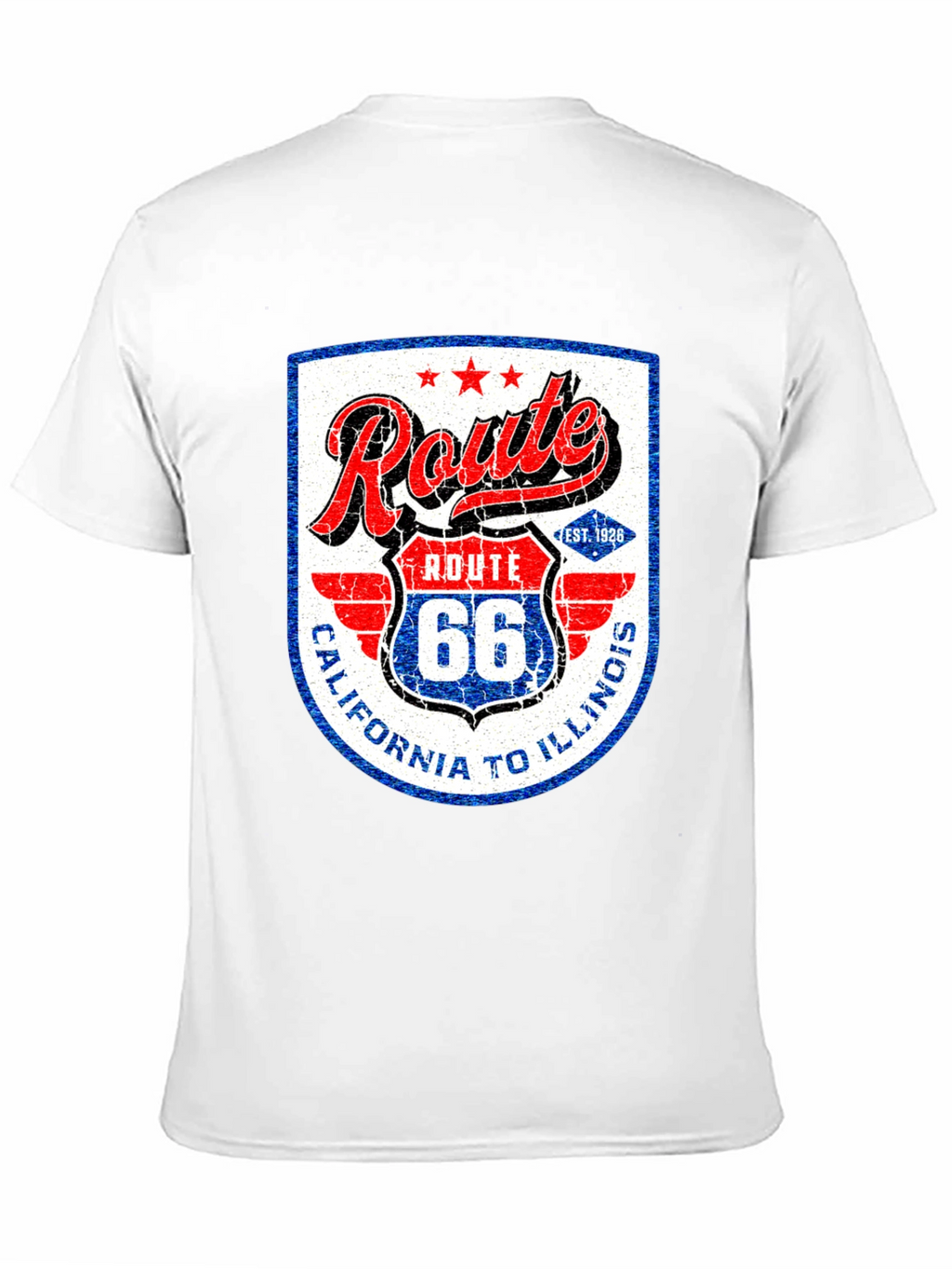 Route 66 Graphic Tee - California to Illinois