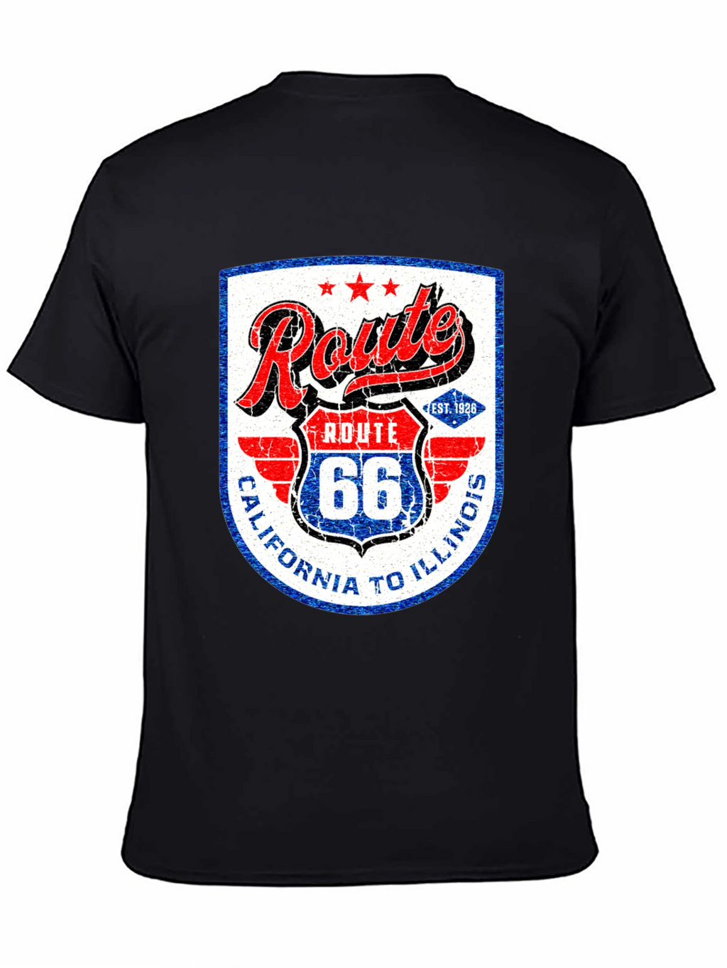 Route 66 Graphic Tee - California to Illinois