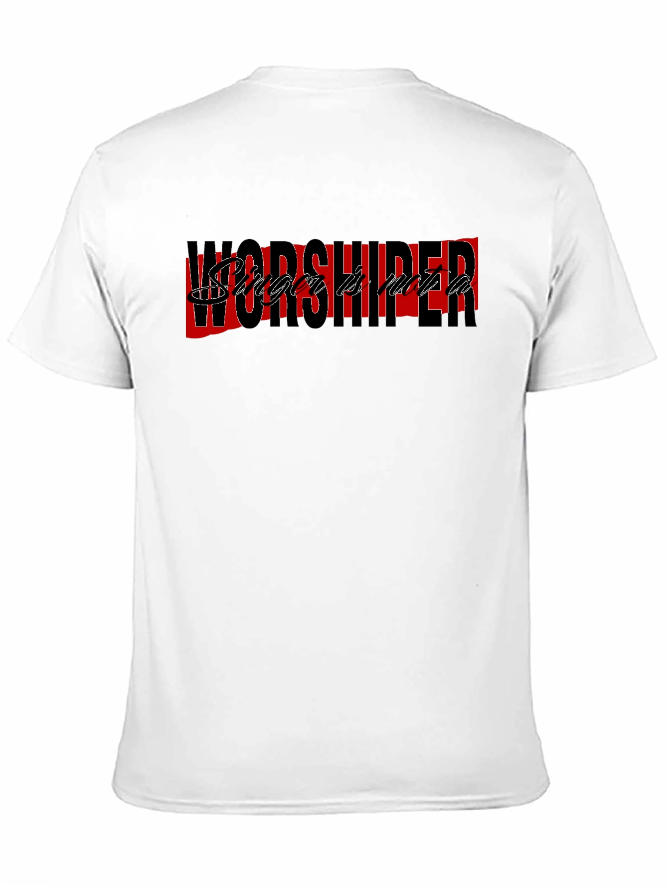 Worshiper Graphic Tee - Stylish Black T-Shirt