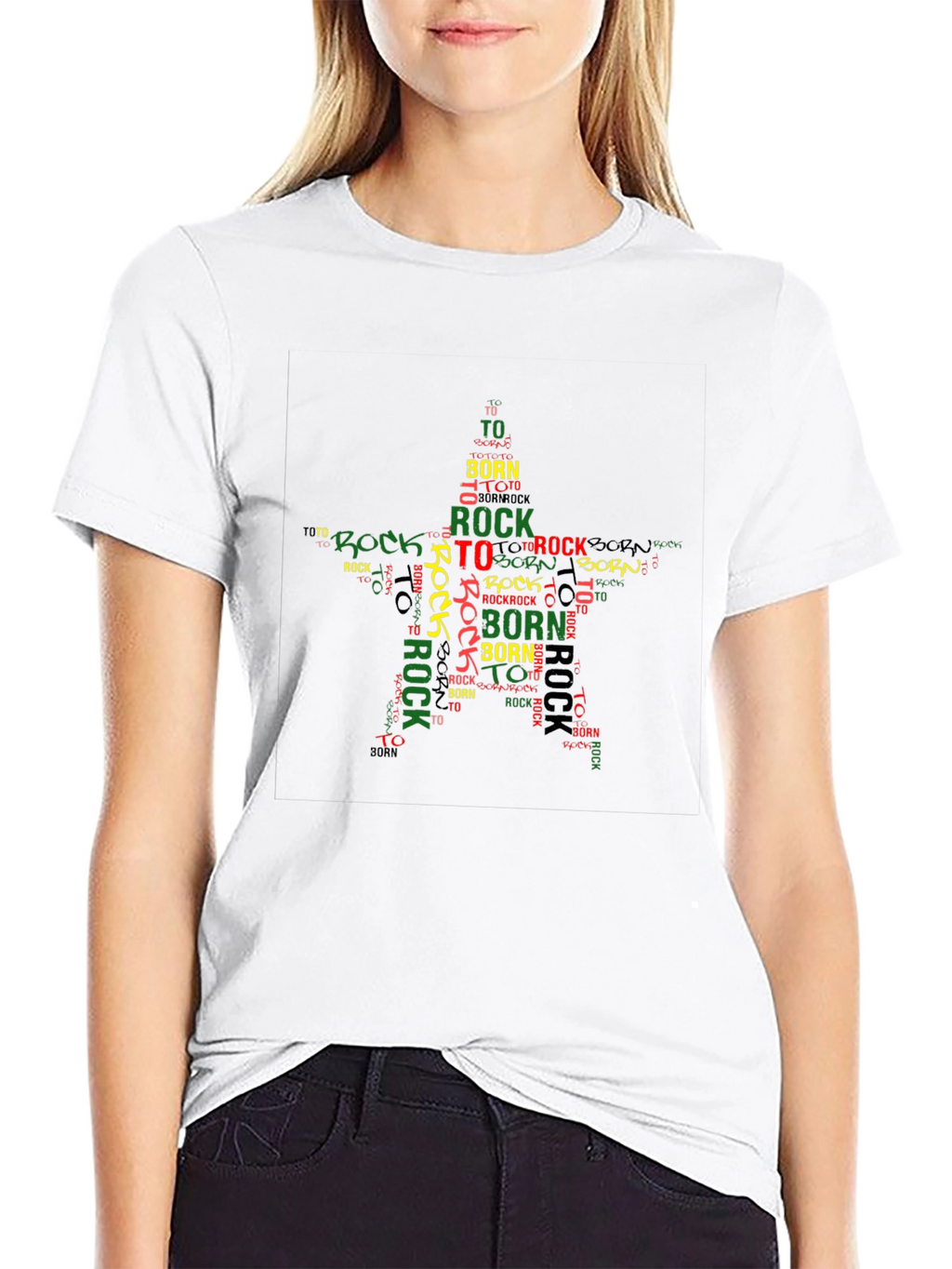 Born to Rock Star Graphic T-Shirt