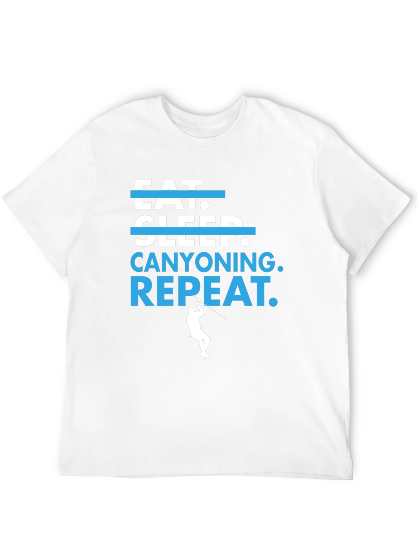 Eat Sleep Canyoning Repeat Graphic Tee