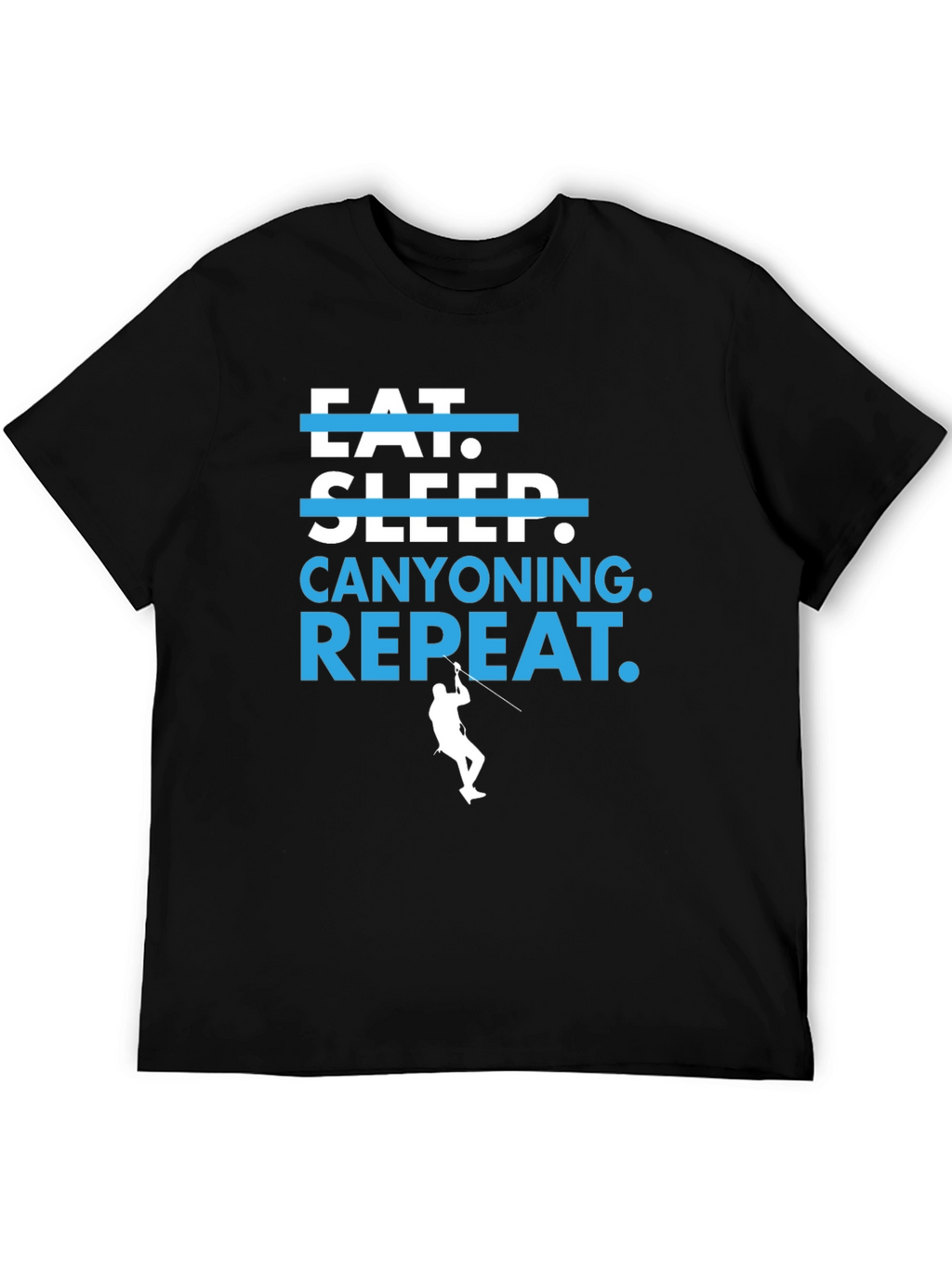 Eat Sleep Canyoning Repeat Graphic Tee