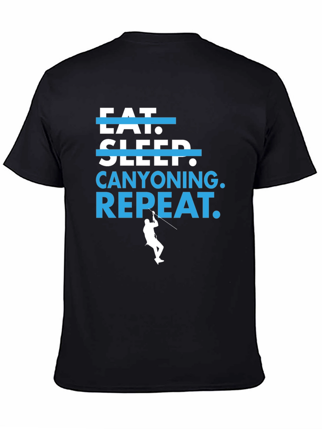 Eat Sleep Canyoning Repeat Graphic Tee