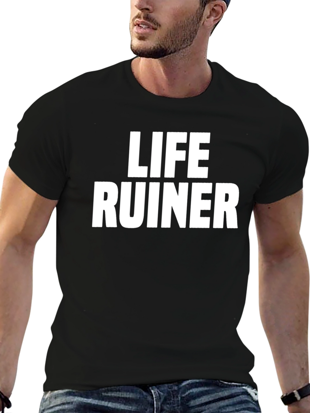 Life Ruiner Graphic Tee - Bold Statement T-Shirt