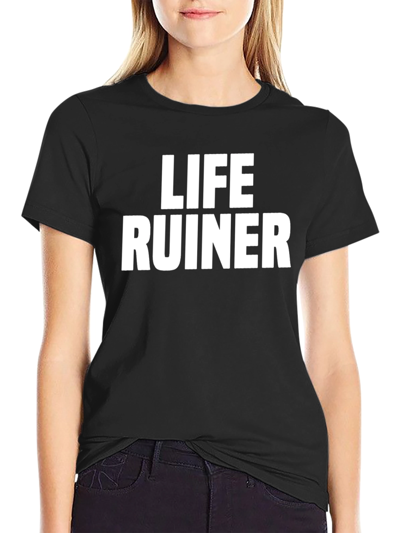 Life Ruiner Graphic Tee - Bold Statement T-Shirt