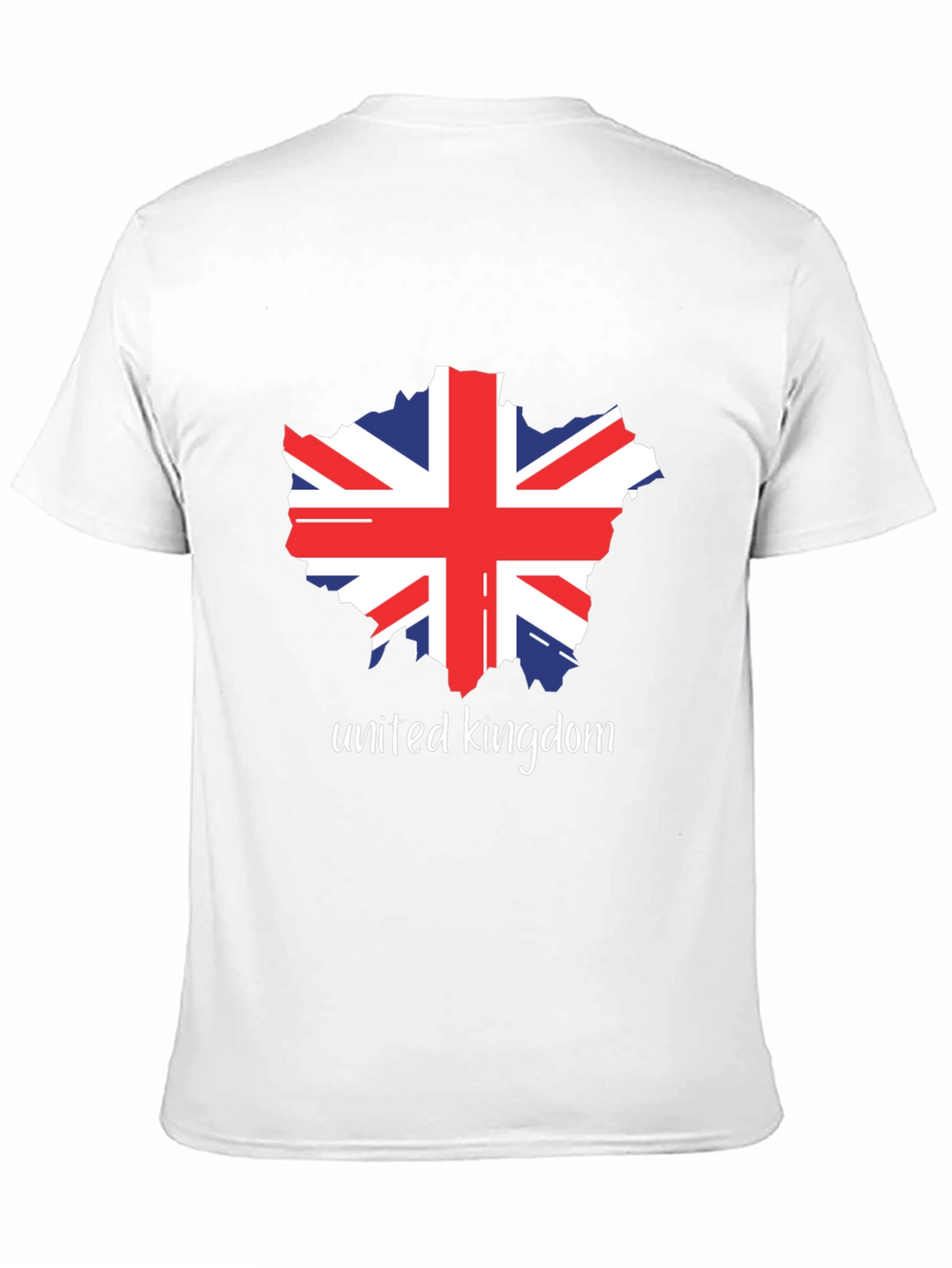 United Kingdom Flag Graphic Black T-Shirt