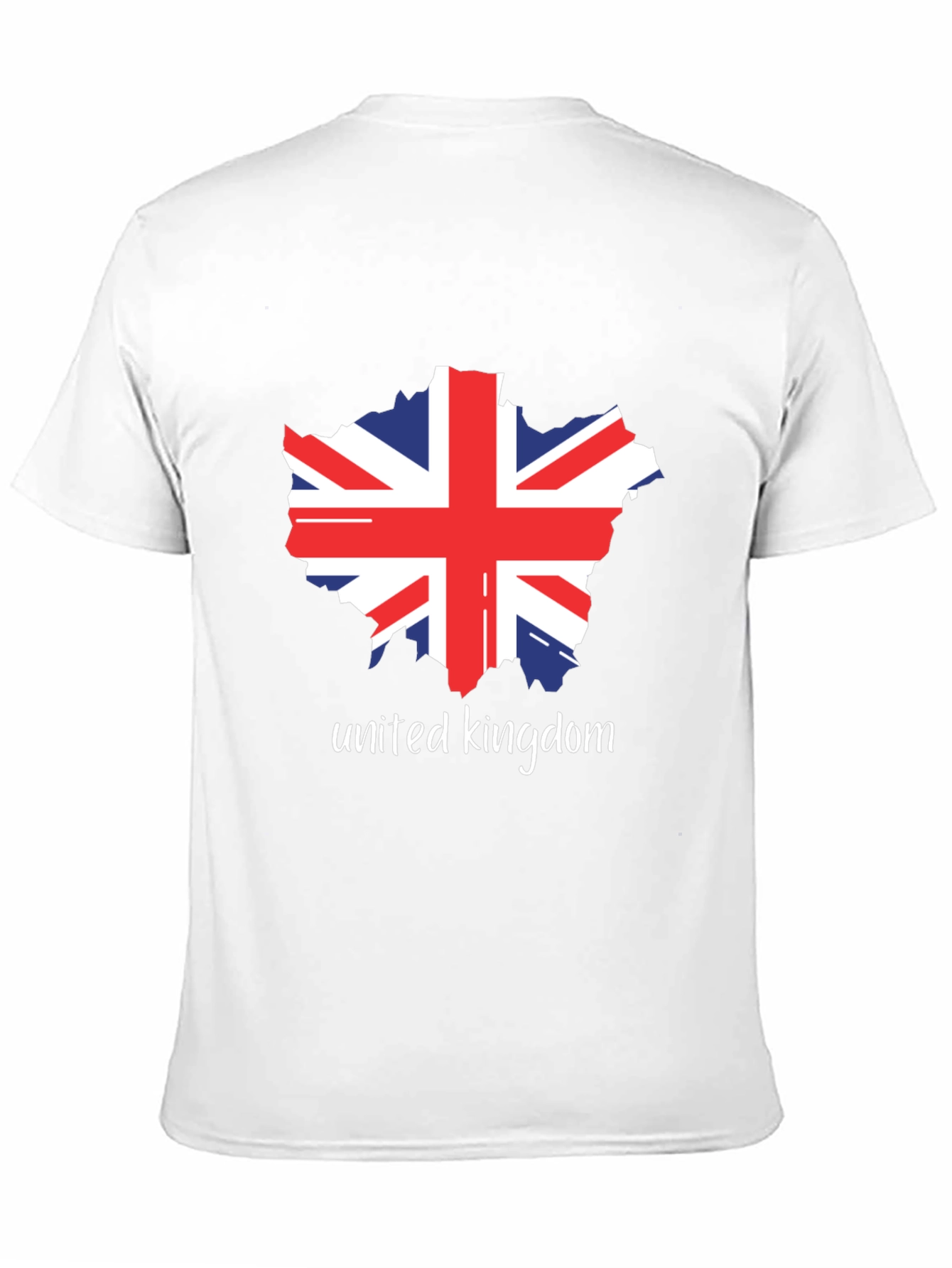United Kingdom Flag Graphic Black T-Shirt