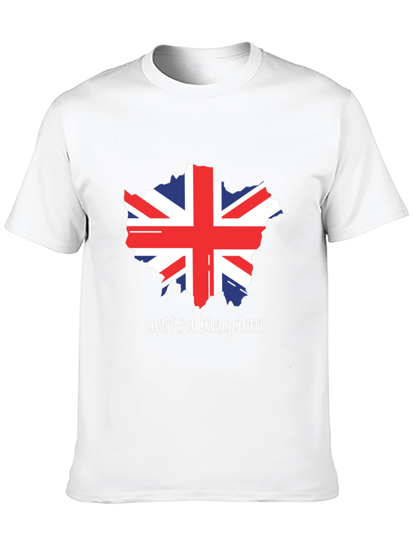 United Kingdom Flag Graphic Black T-Shirt