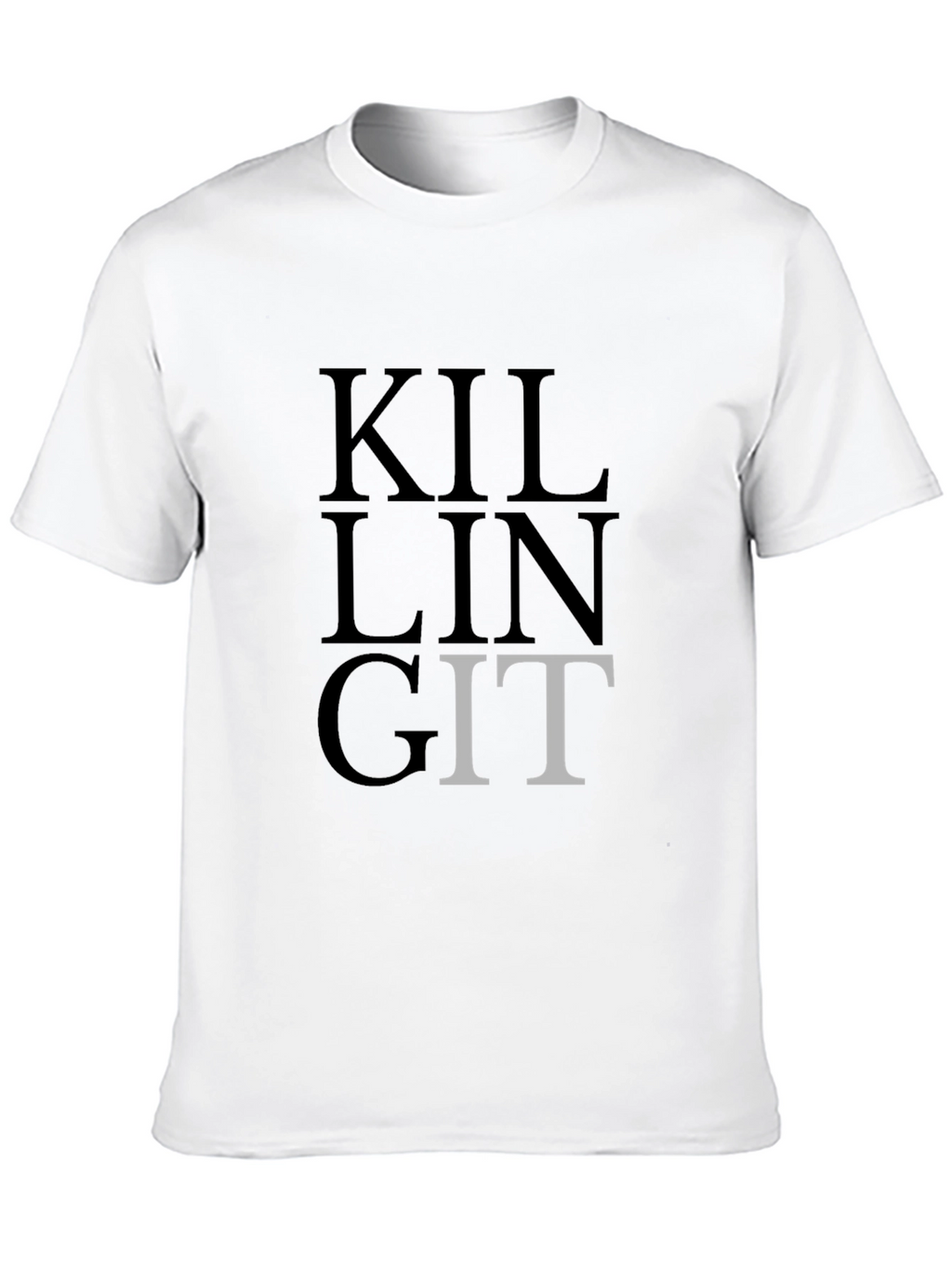 Killing Git T-Shirt - Black - Developer Humor