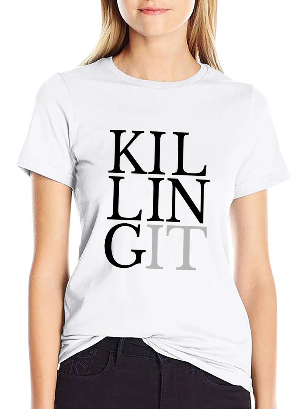 Killing Git T-Shirt - Black - Developer Humor