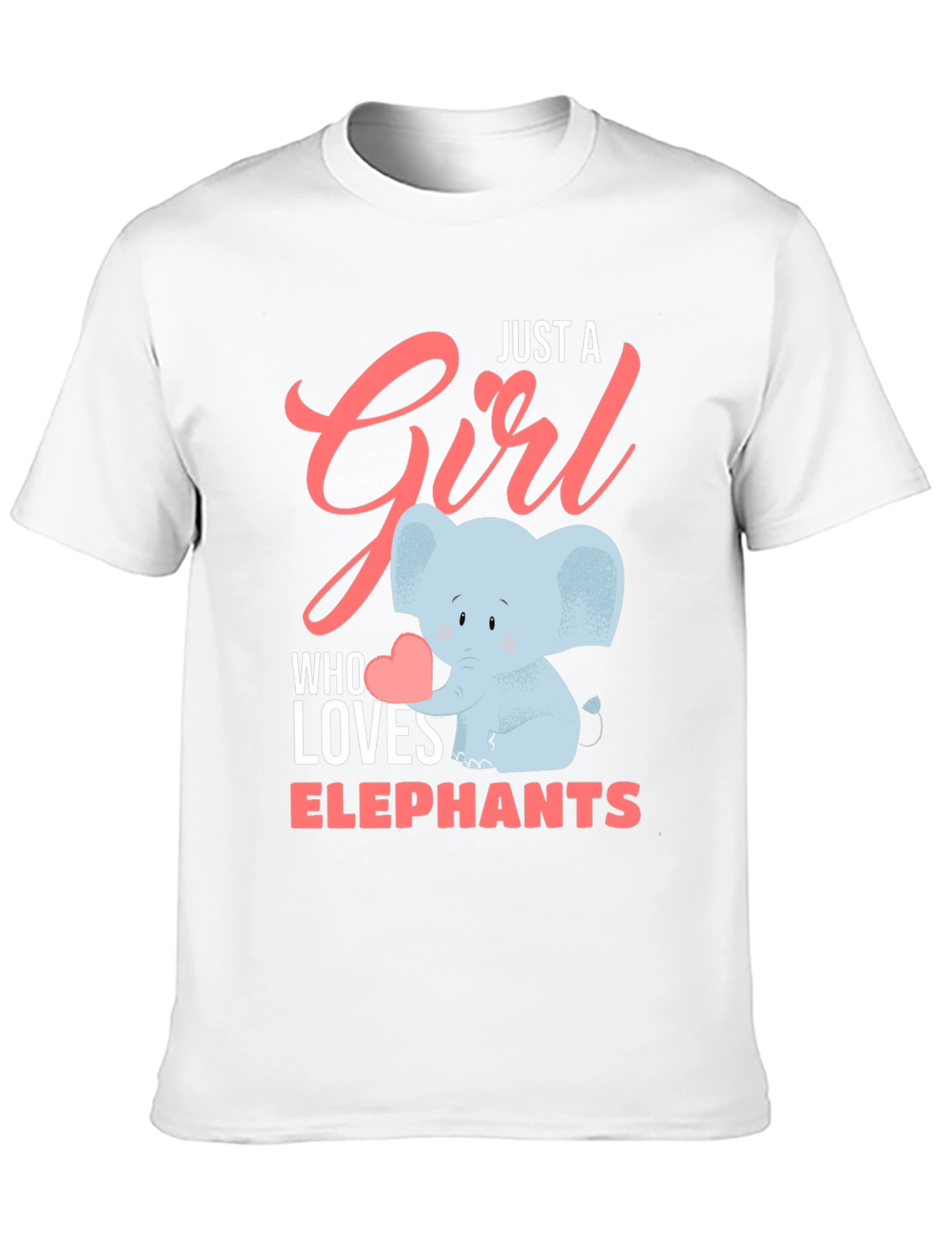 Just A Girl Who Loves Elephants T-Shirt