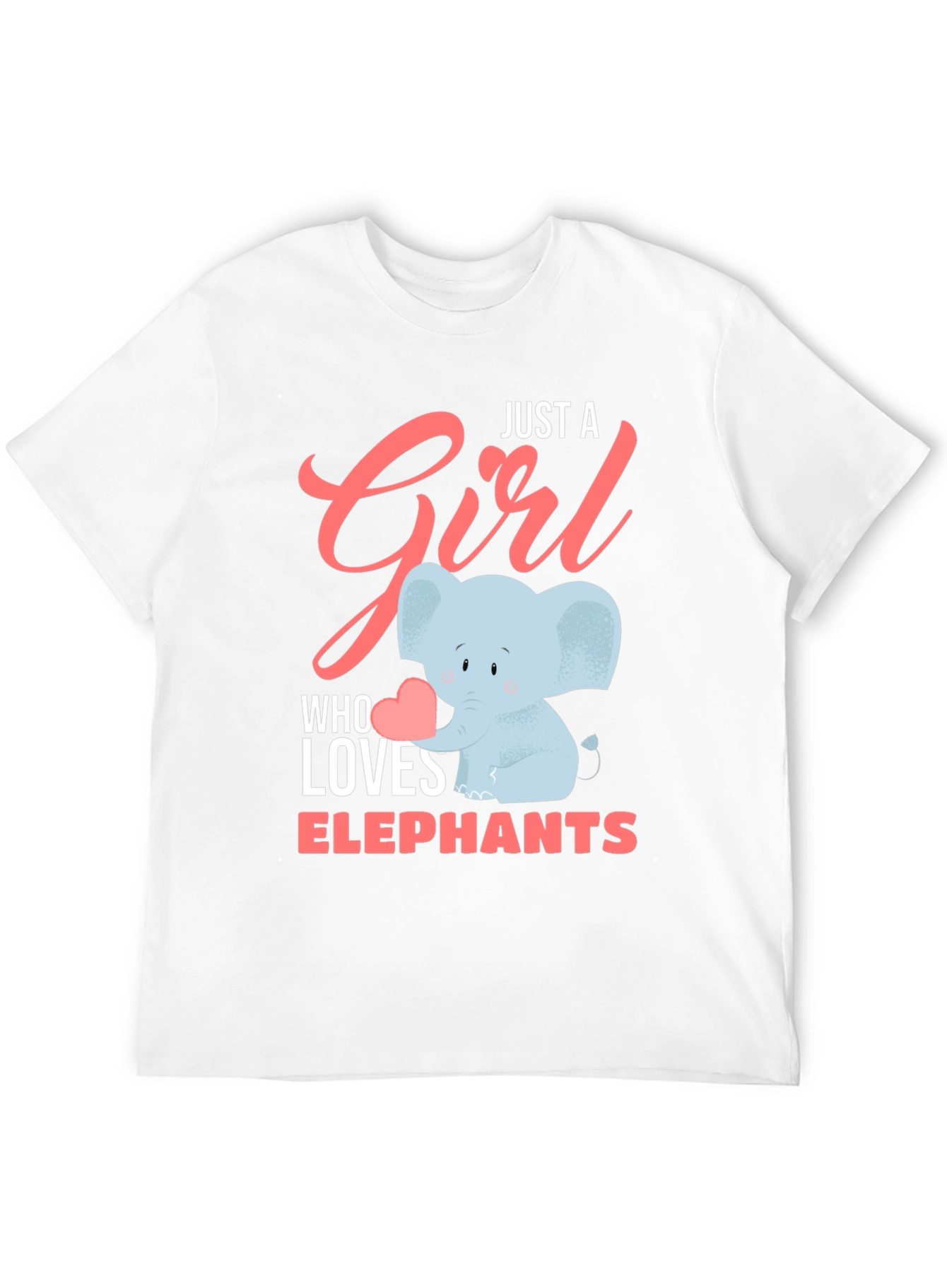 Just A Girl Who Loves Elephants T-Shirt