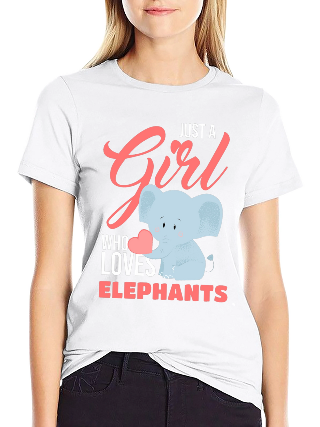 Just A Girl Who Loves Elephants T-Shirt