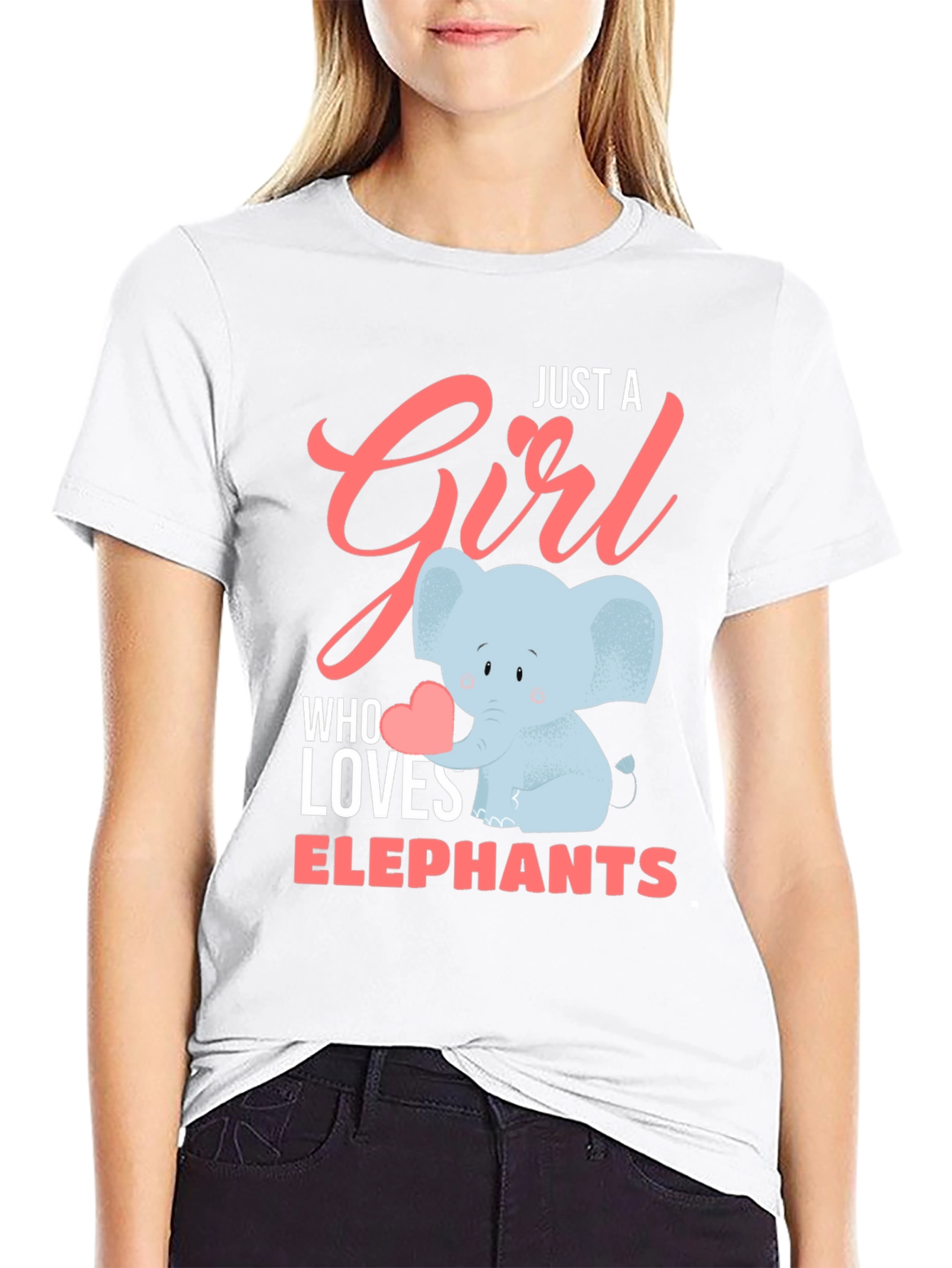 Just A Girl Who Loves Elephants T-Shirt