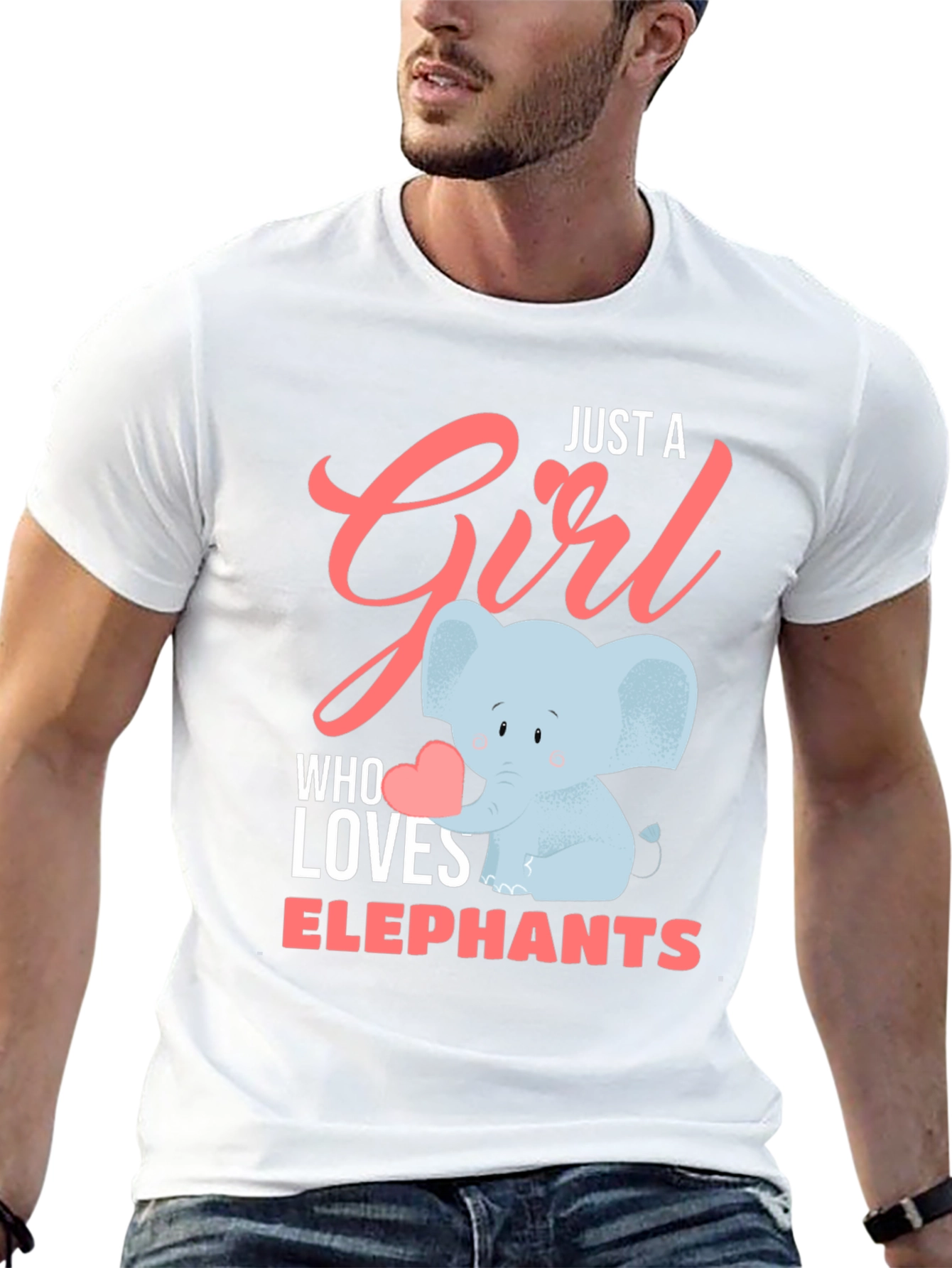 Just A Girl Who Loves Elephants T-Shirt