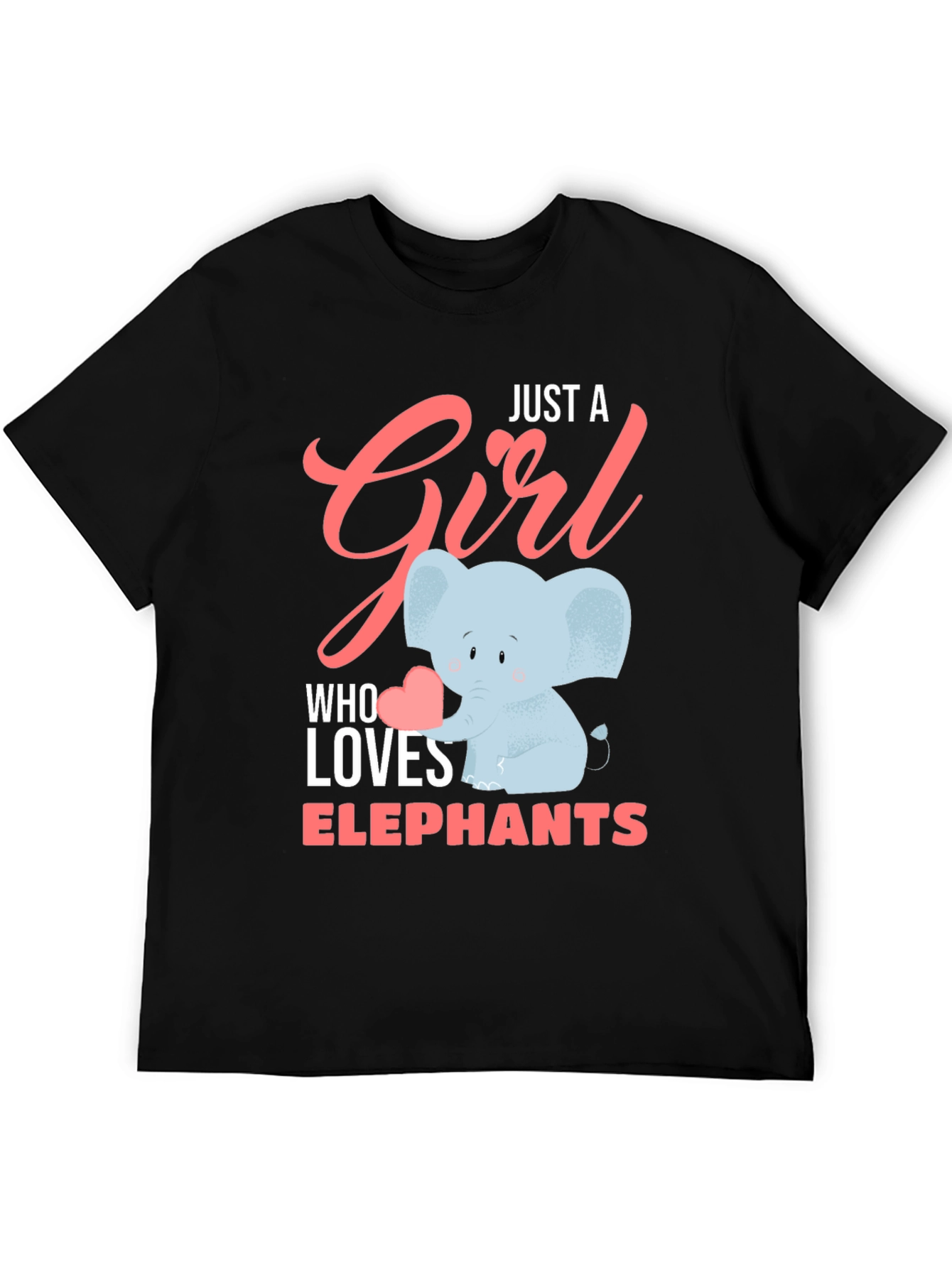 Just A Girl Who Loves Elephants T-Shirt