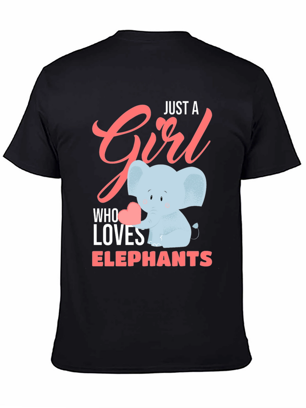 Just A Girl Who Loves Elephants T-Shirt