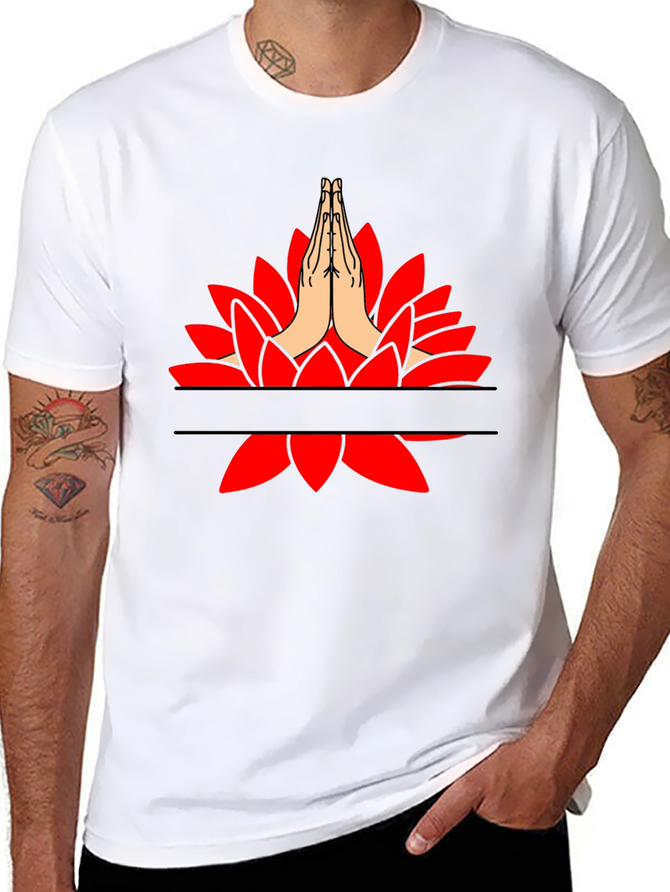 Namaste Lotus Graphic Tee