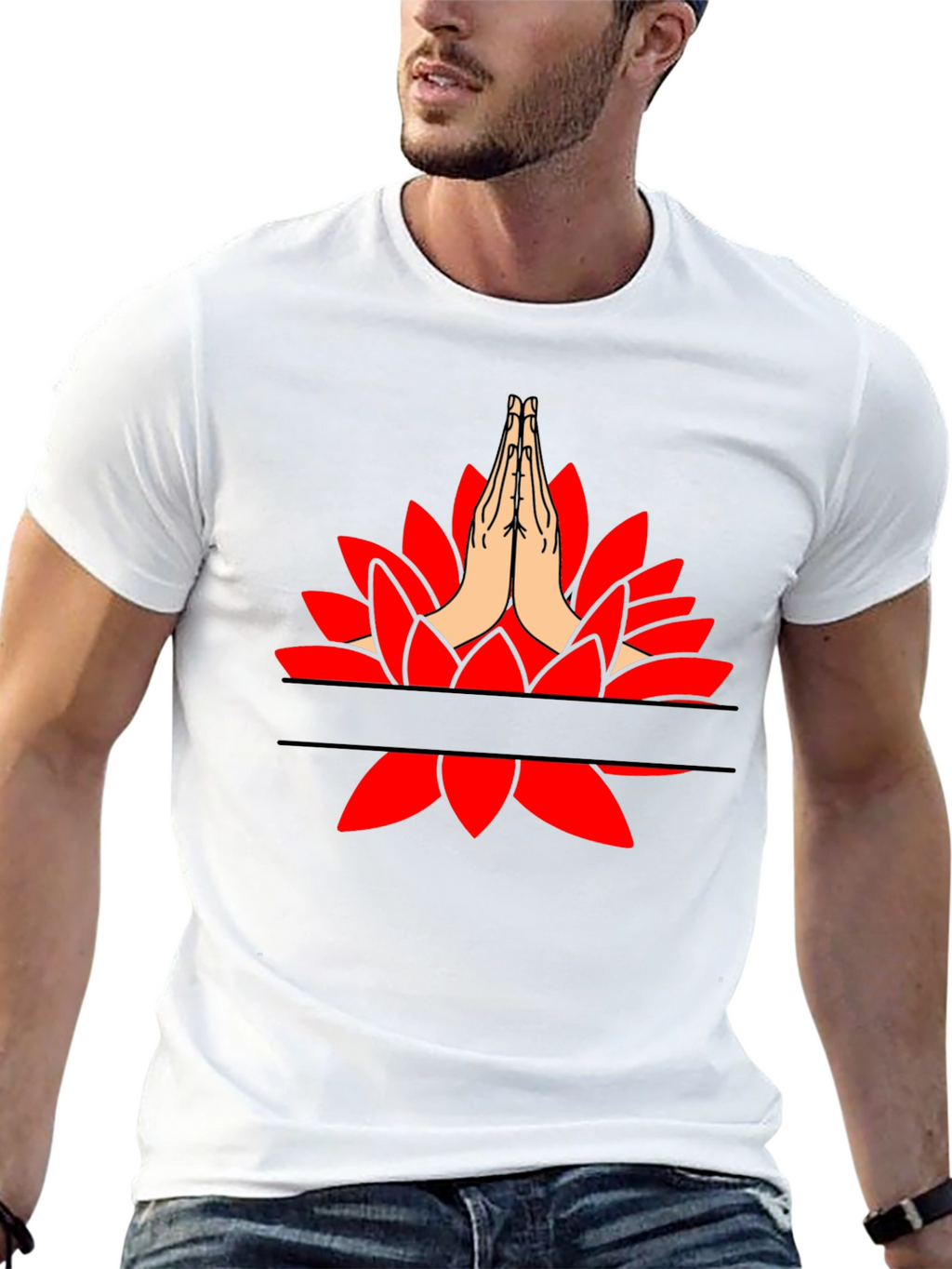 Namaste Lotus Graphic Tee