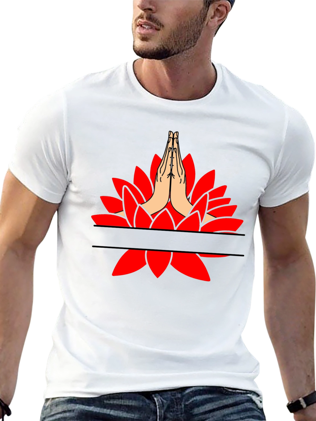 Namaste Lotus Graphic Tee